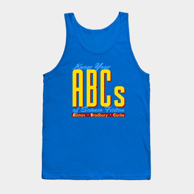 ABCs of Sci-Fi Tank Top by Ekliptik